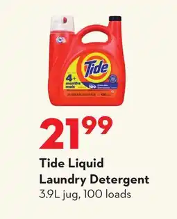 Longo's Tide Liquid Laundry Detergent offer