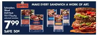 Longo's Schneiders Sliced Deli Meat offer