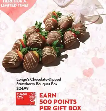 Longo's Longo's Chocolate-Dipped Strawberry Bouquet offer