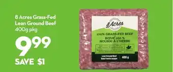 Longo's 8 Acres Grass-Fed Lean Ground Beef offer