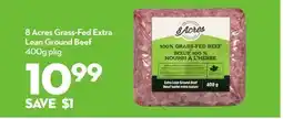 Longo's 8 Acres Grass-Fed Extra Lean Ground Beef offer