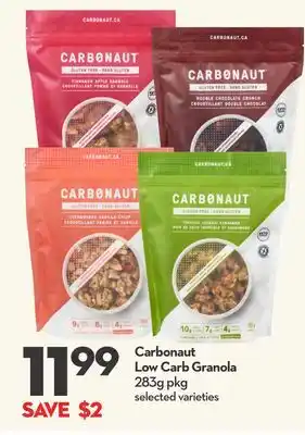 Longo's Carbonaut Low Carb Granola offer