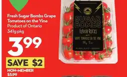 Longo's Fresh Sugar Bombs Grape Tomatoes on the Vine offer