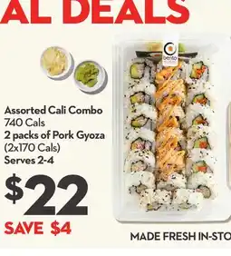 Longo's Assorted Cali Combo 740 offer