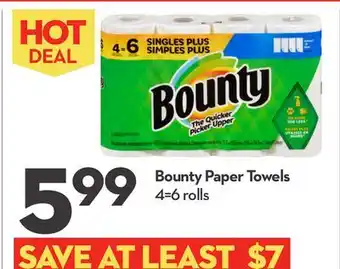 Longo's Bounty Paper Towels offer