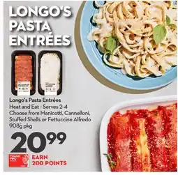 Longo's Longo's Pasta Entrées offer