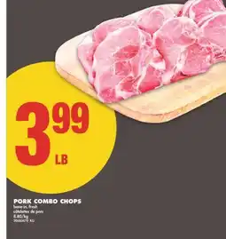 No Frills PORK COMBO CHOPS offer