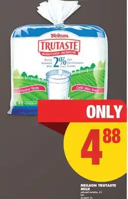 No Frills NEILSON TRUTASTE MILK, 4 L offer