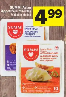 Foodland SUMM! Asian Appetizers offer