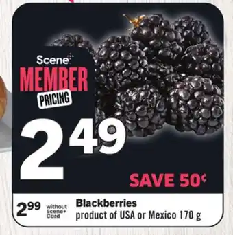 Foodland Blackberries offer