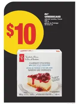 No Frills PC CHEESECAKE, 600 G offer