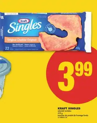 No Frills KRAFT SINGLES, 410 G offer