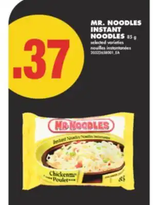 No Frills MR. NOODLES INSTANT NOODLES 85 g offer