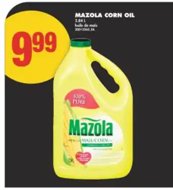 No Frills MAZOLA CORN OIL, 2.84 L offer