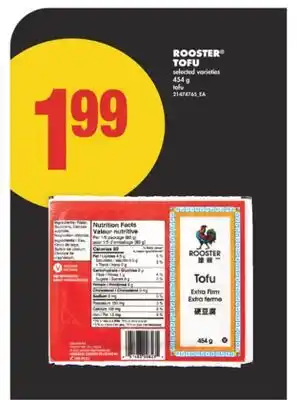 No Frills ROOSTER TOFU, 454 G offer