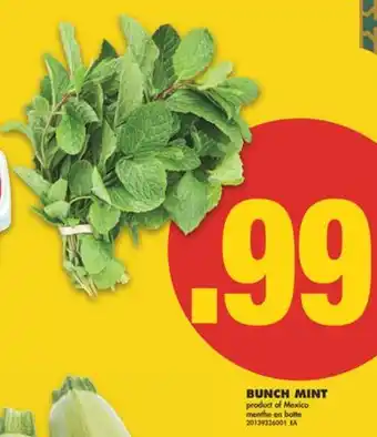 No Frills BUNCH MINT offer