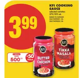 No Frills KFI COOKING SAUCE, 375/395 mL offer