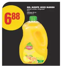 No Frills DEL MONTE JUICE BLENDS, 2.5 L offer