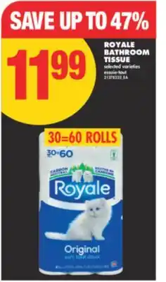 No Frills ROYALE BATHROOM TISSUE offer