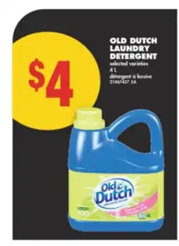 No Frills OLD DUTCH LAUNDRY DETERGENT 4L offer