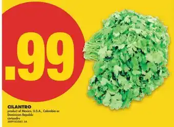 No Frills CILANTRO offer