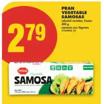 No Frills PRAN VEGETABLE SAMOSAS, 400 G offer