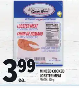 Metro GASPE SHORE MINCED COOKED LOBSTER MEAT offer