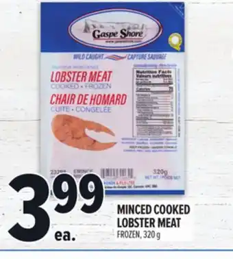 Metro GASPE SHORE MINCED COOKED LOBSTER MEAT offer