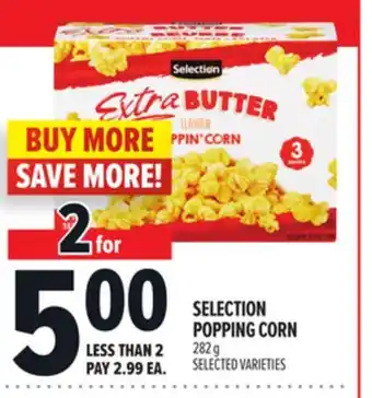 Metro SELECTION POPPING CORN offer