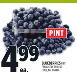 Metro BLUEBERRIES offer