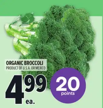 Metro ORGANIC BROCCOLI offer