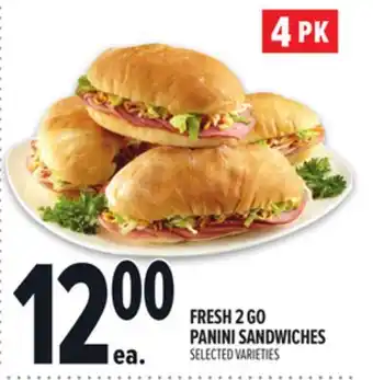 Metro FRESH 2 GO PANINI SANDWICHES offer