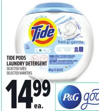 Metro TIDE PODS LAUNDRY DETERGENT offer