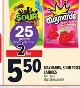 Metro MAYNARDS, SOUR PATCH CANDIES offer