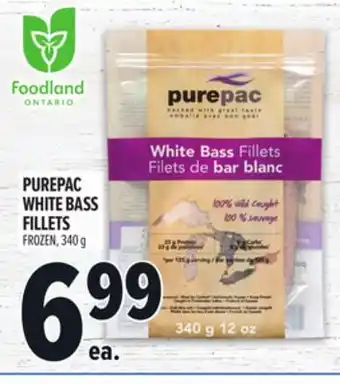 Metro PUREPAC WHITE BASS FILLETS offer