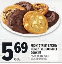 Metro FRONT STREET BAKERY HOMESTYLE GOURMET COOKIES offer