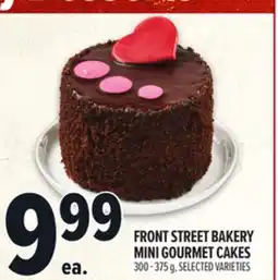 Metro FRONT STREET BAKERY MINI GOURMET CAKES offer