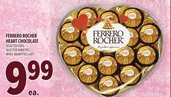 Metro FERRERO ROCHER HEART CHOCOLATE offer