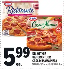 Metro DR. OETKER RISTORANTE OR CASA DI MAMA PIZZA offer