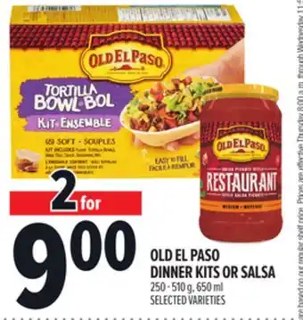 Metro OLD EL PASO DINNER KITS OR SALSA offer