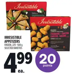 Metro IRRESISTIBLE APPETIZERS offer