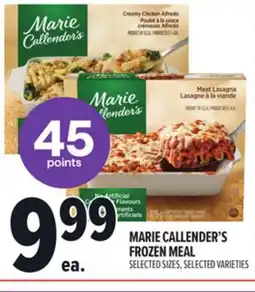 Metro MARIE CALLENDER'S FROZEN MEAL offer