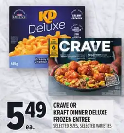 Metro CRAVE OR KRAFT DINNER DELUXE FROZEN ENTREE offer