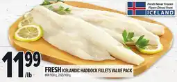 Metro FRESH ICELANDIC HADDOCK FILLETS VALUE PACK offer