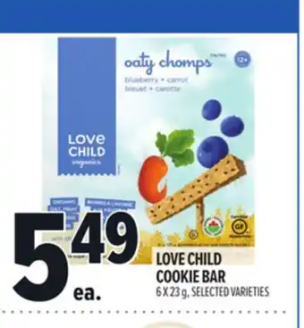 Metro LOVE CHILD COOKIE BAR offer