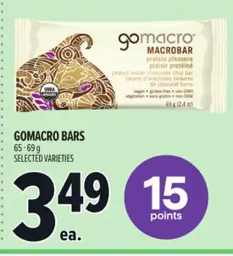 Metro GOMACRO BARS offer