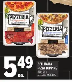 Metro BELLITALIA PIZZA TOPPING offer