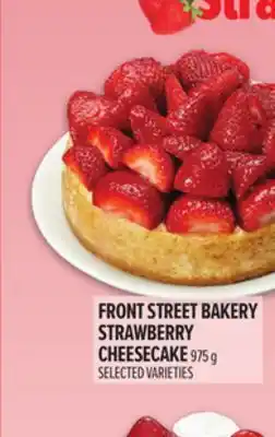 Metro FRONT STREET BAKERY STRAWBERRY CHEESECAKE offer