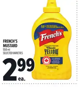 Metro FRENCH'S MUSTARD offer