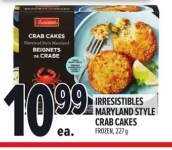 Metro IRRESISTIBLES MARYLAND STYLE CRAB CAKES offer